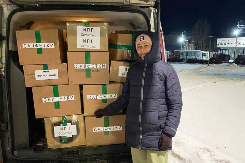 В Белгород направлен очередной гуманитарный груз от волонтерского объединения «Стерильность фронту – Острогожск»
