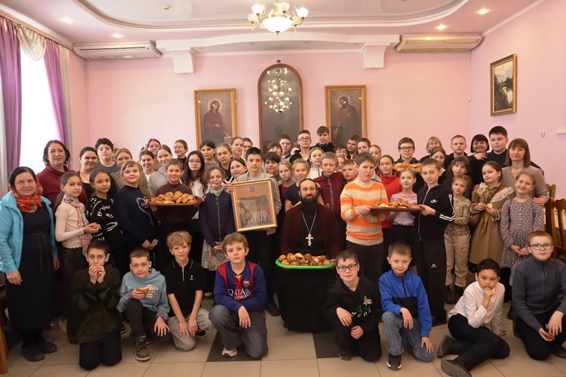 В воскресной школе «Добро» состоялось интерактивное занятие, посвященное празднованию дня памяти Сорока Севастийских мучеников