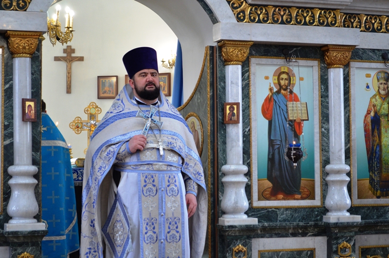 В Казанском храме города Павловска молитвенно отметили праздник Благовещение Пресвятой Богородицы