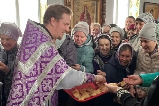 Праздничное богослужение в Преображенском храме села Заболотовка