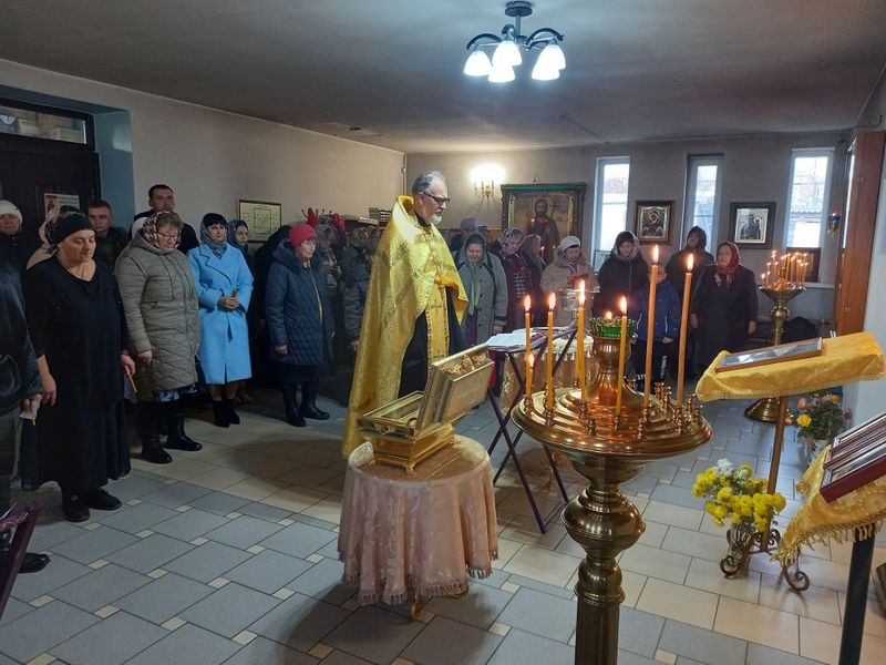 Пребывание ковчега с мощами Тихона Задонского в Богучарском районе