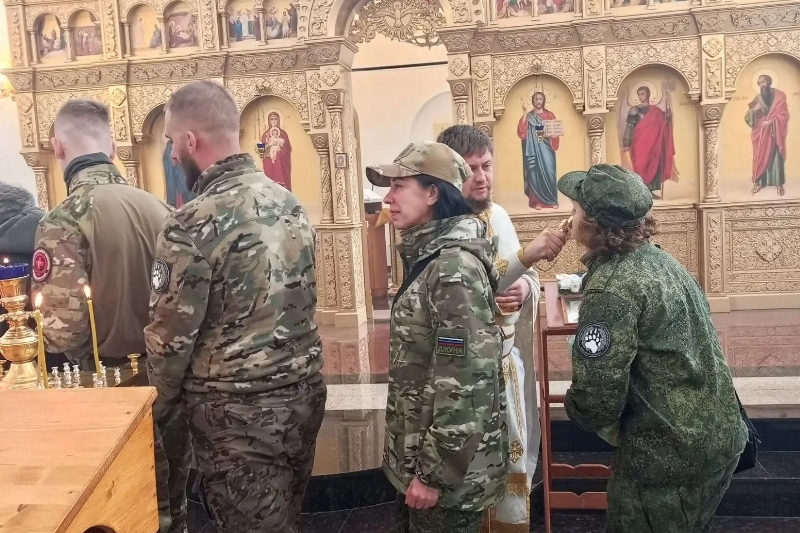 В храме Всемилостивого Спаса города Россошь за богослужением молились участники специальной военной операции