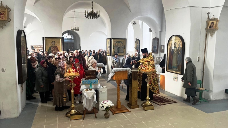 Епархиальная святыня - башмачок святителя Спиридона - в Павловском благочинии