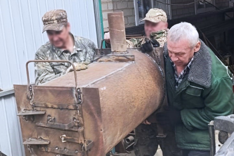 Россошанцы передали печи для обогрева военнослужащих, принимающих участие в специальной военной операции