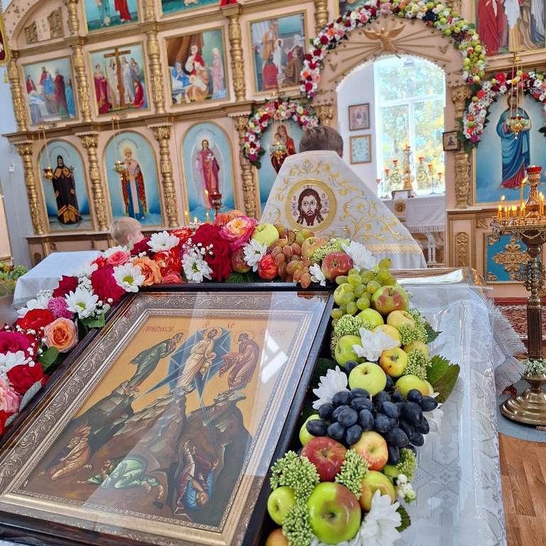 В храме Преображения Господня с. Заболотовка встретили престольный праздник