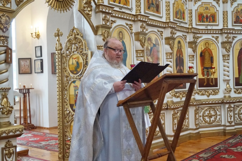 Благодарственный молебен в день памяти Святых Отцов I Вселенского собора