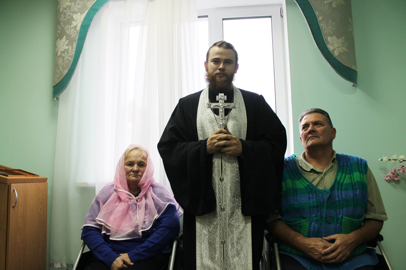Поздравление с праздником Крещения Господня в Кантемировском доме престарелых