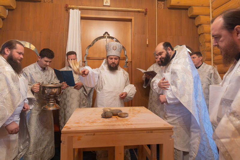 Правящий Архиерей совершил Великое освящение храма Рождества Пресвятой Богородицы с. Нижний Мамон Богучарского благочиния