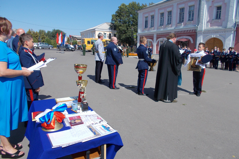 1 сентября в Острогожском филиале Горожанского казачьего кадетского корпуса