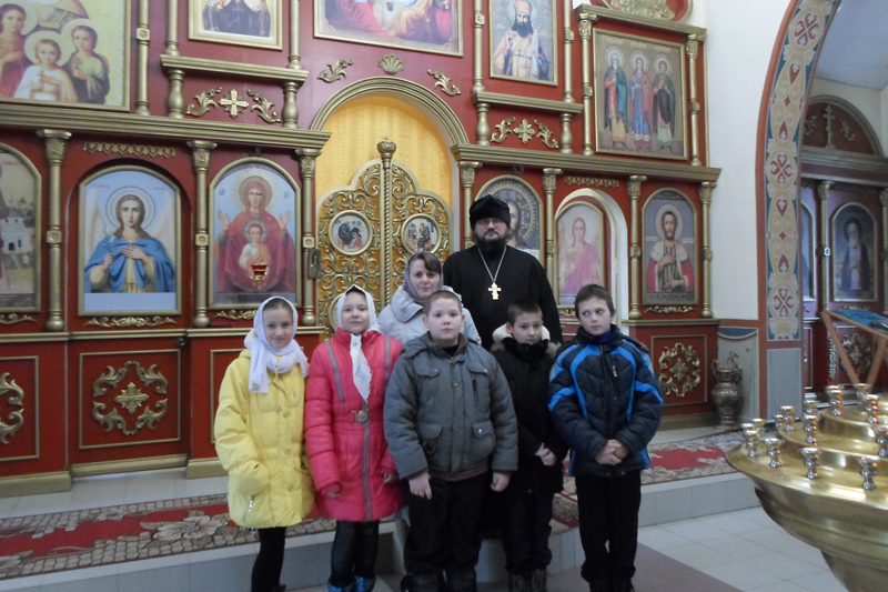 Беседа о Рождестве Христовом, с учениками  Михайловской ООШ