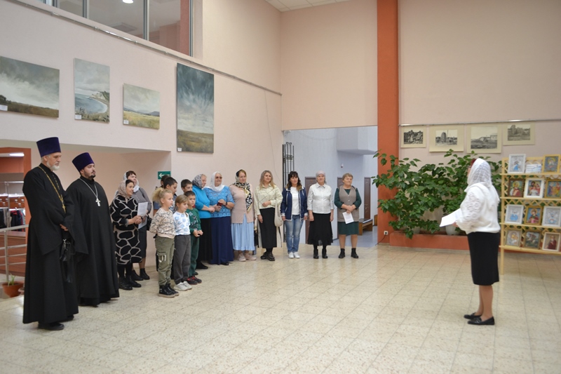 В г. Богучар состоялось закрытие выставки «Покров Пречистой над землёй Воронежской»