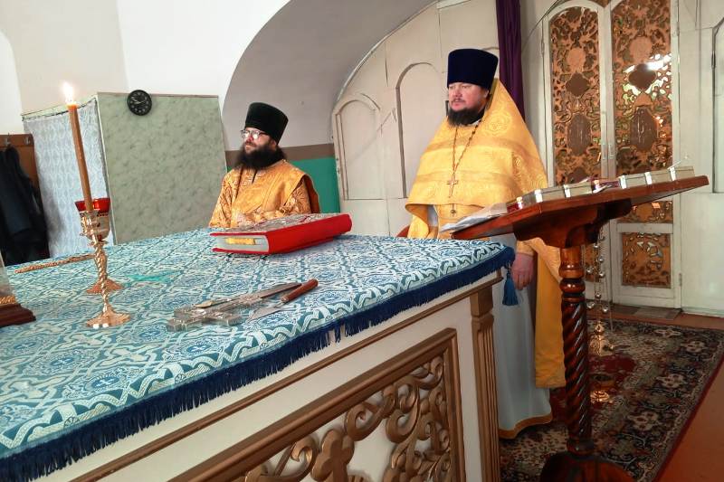 В храме иконы Божией Матери «Казанская» села Гнилое Острогожского благочиния была совершена миссионерская Божественная литургия