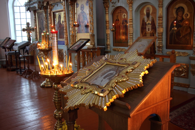 Каменцы помолились у иконы Божией  Матери «Казанская-Витебская»