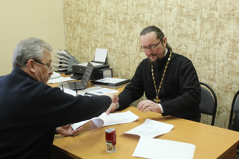 Свято-Тихоновский соборный храм и школы города Острогожска заключили договор о совместном сотрудничестве