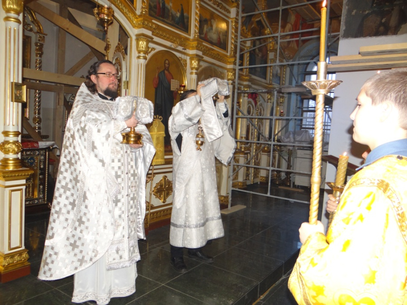 Праздник Крещения Господня в Тихоновском соборном храме Острогожска 