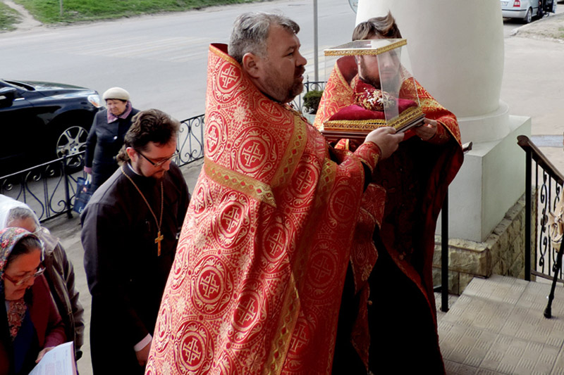 Прибытие башмачка святителя Спиридона Тримифунтского в Острогожск