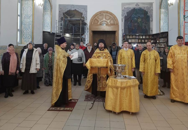 Молебен на Новолетие в Богучарском благочинии