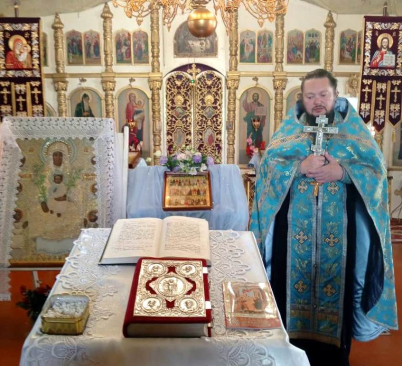 25 июля икона Божией Матери «Сицилийская-Дивногорская» прибыла на приход села Гнилое.