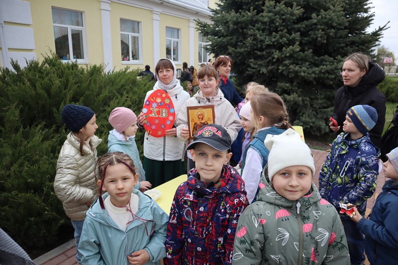 Воспитанники воскресной школы «Добро» при Ильинском кафедральном соборе приняли участие в Пасхальной игре‑путешествии