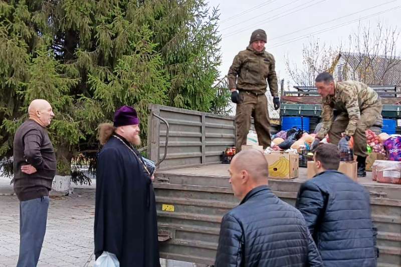 В Острогожском благочинии отправили гуманитарную помощь для военных