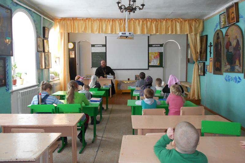 Напутствие на Великий пост учащихся Воскресной школы