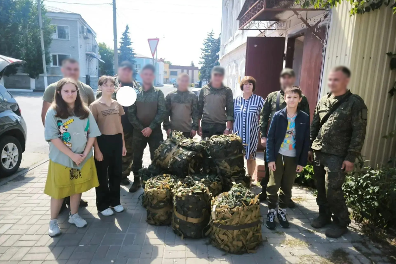 Участники специальной военной операции молились за Божественной литургией в храме Успения Пресвятой Богородицы города Калач