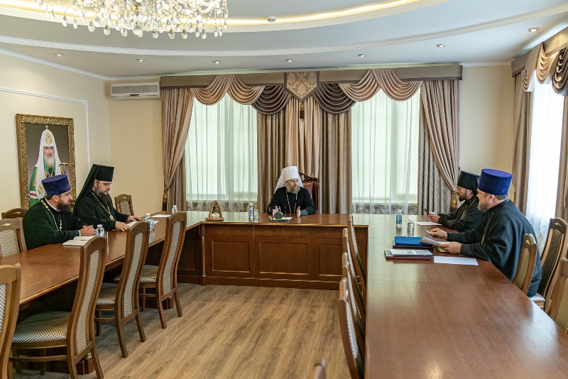 Епископ Россошанский и Острогожский Дионисий принял участие в работе Архиерейского совета Воронежской митрополии
