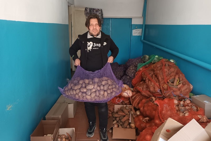 Гуманитарный центр Острогожского благочиния оказал продуктовую поддержку подопечным