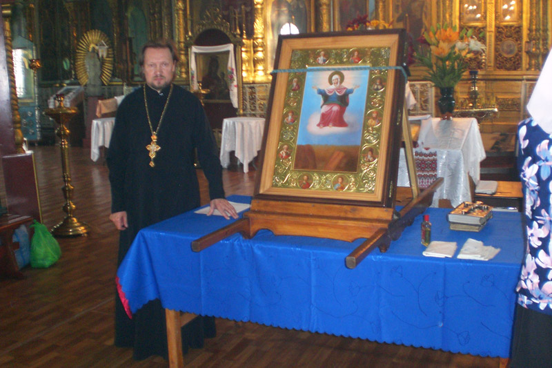 Ильинский Крестный ход с иконой Божией Матери «Спорительница хлебов» вошёл в Острогожское благочиние