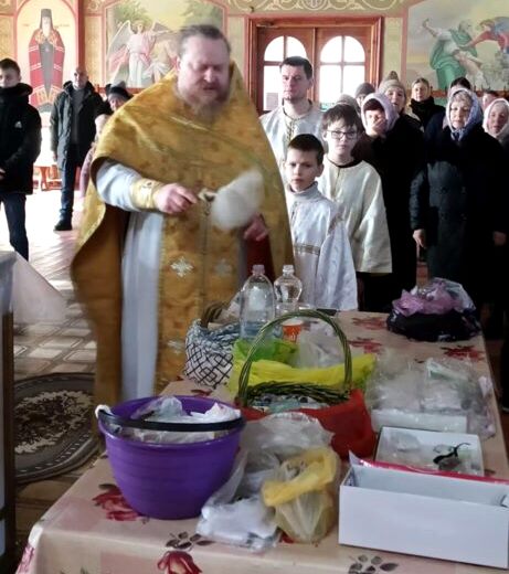 Молебен Пресвятой Богородице «Спорительница хлебов» в Михайло-Архангельском храме