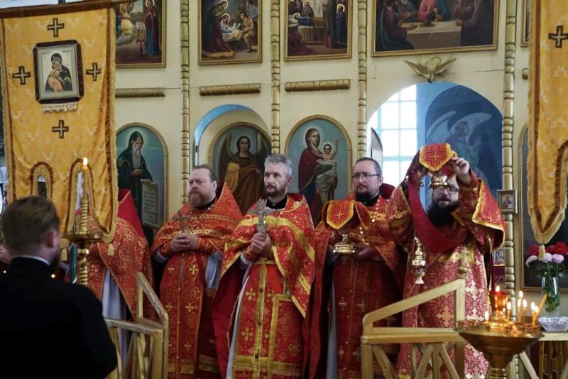 В день памяти преподобномученика Илариона (Цурикова) в Острогожском благочинии совершено соборное богослужение