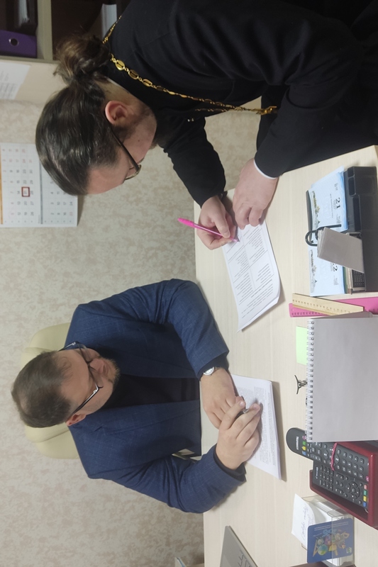 В Острогожске состоялось подписание соглашения о сотрудничестве между благочинием и отделом образования, физкультуры и спорта