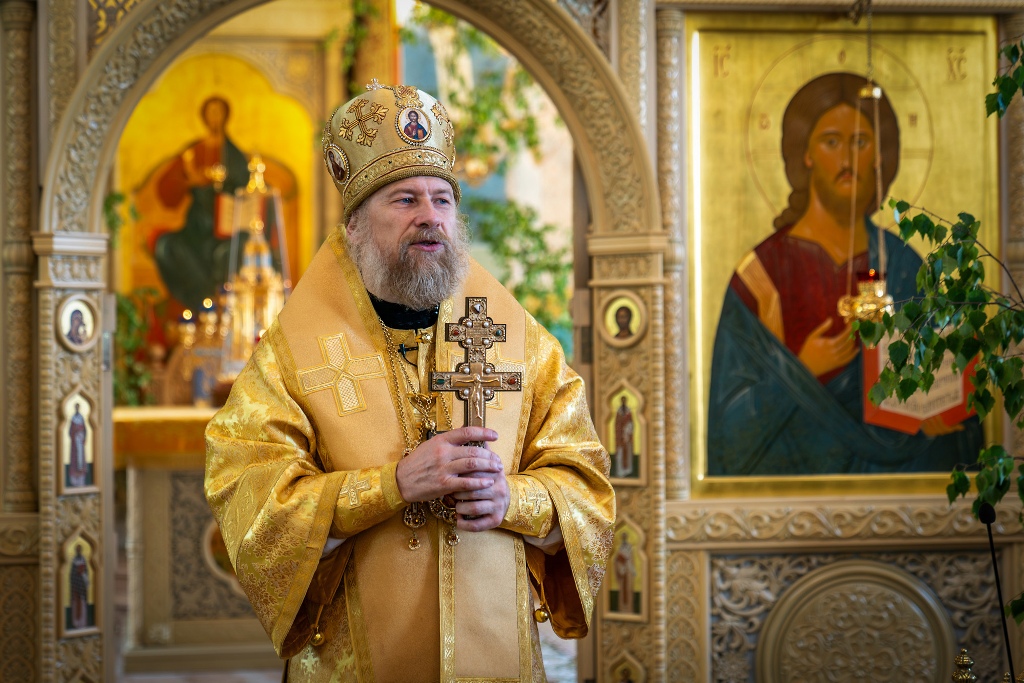 Поздравление епископа Дионисия митрополиту Воронежскому и Лискинскому Леонтию с днем тезоименитства