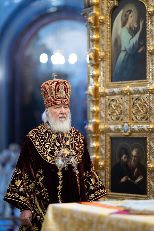 Поздравление епископа Дионисия Святейшему Патриарху Московскому и всея Руси Кириллу с годовщиной интронизации