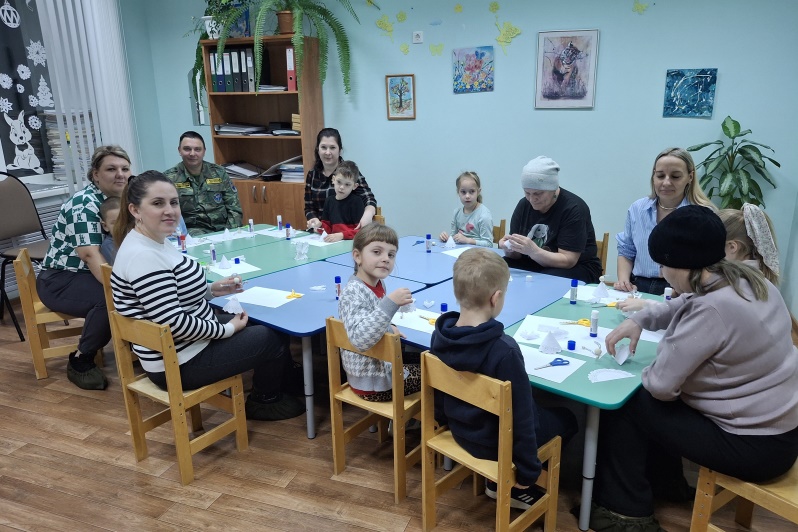 В с. Репьевка воспитанники кружка «Добрый мир» детского сада «Солнышко» подготовились к празднованию Рождества Христова