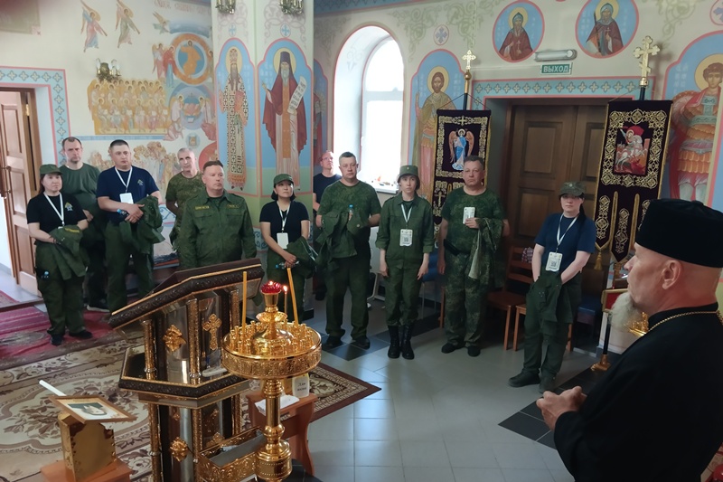 Поисковики посетили храм святителя Николая Чудотворца села Коротояк Острогожского района