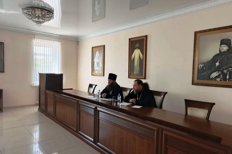 Секретарь Россошанского епархиального управления провел рабочее совещание по подготовке к проведению Ильинского казачьего крестного хода