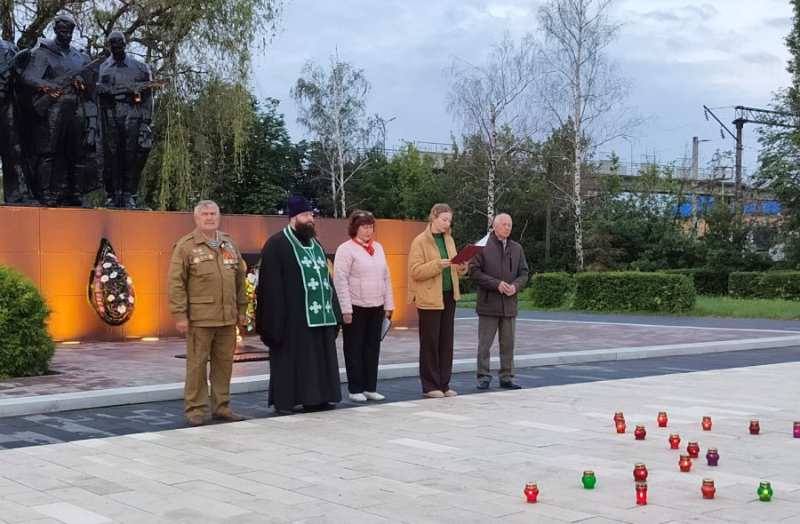 Акция "Свеча памяти" в Каменке