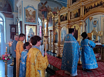 В Тихоновском соборном храме города Острогожска молитвенно отметили праздник Успения Пресвятой Богородицы