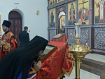 Преосвященнейший епископ Дионисий совершил Божественную литургию в Белогорском мужском монастыре