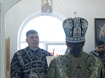 Глава Россошанской епархии совершил Литургию Преждеосвященных Даров в храме Вознесения Господня села Большая Казинка Павловского благочиния