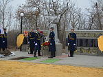 В Верхнем Быке прошла церемония перезахоронения останков членов экипажа бомбардировщика, погибших в ВОВ