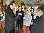 Воспитанники школы-интерната для слабовидящих посетили храм