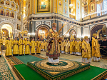 Епископ Россошанский и Острогожский Дионисий с сонмом архиереев Московского Патриархата сослужил Святейшему Патриарху Московскому и всея Руси Кириллу