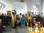 Молебен перед гражданским Новолетием в Казанском храме Павловска