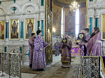 В праздник сорока Севастийских мучеников епископ Дионисий совершил Литургию в Свято-Ильинском кафедральном соборе г. Россоши