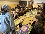 Взаимодействие Церкви и казачьего образования: кадеты приняли участие в богослужении и занятии воскресной школы в Острогожске»