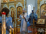 Преосвященнейший епископ Дионисий возглавил торжества престольного праздника храма иконы Божией Матери Казанская поселка Каменка