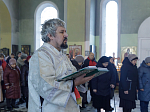 В Крещенский сочельник епископ Россошанский и Острогожский Дионисий совершил Литургию в храме Святой Живоначальной Троицы районного поселка Кантемировка