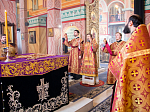 Правящий Архиерей Россошанской епархии возглавил служение Божественной литургии и Чин Торжества Православия в соборе во имя св. пророка Божия Илии